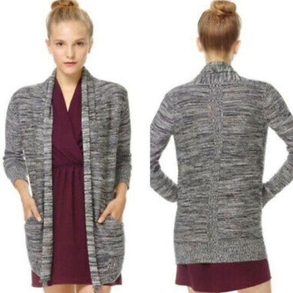 Wilfred Silk Cashmere Waterfall Cardigan - Picture 1 of 8
